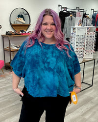 Kozzy Top | Washed Peacock