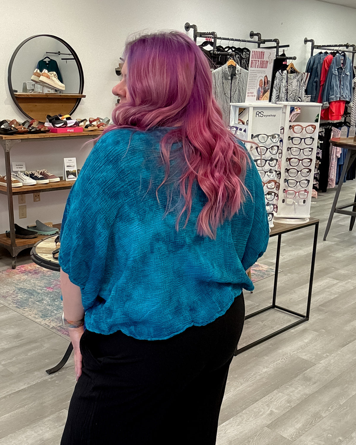 Kozzy Top | Washed Peacock