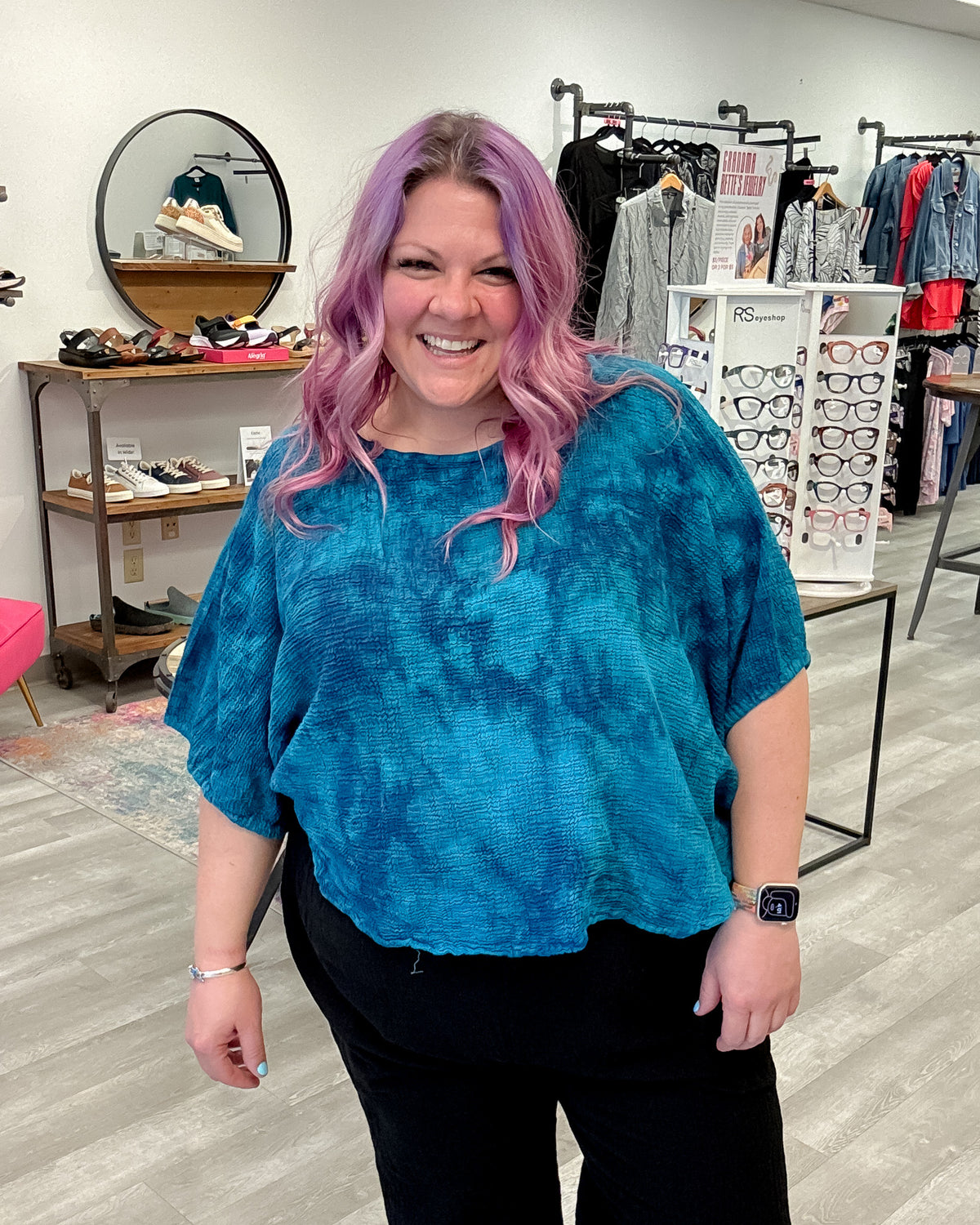 Kozzy Top | Washed Peacock