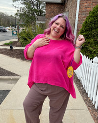 Name-It-Jane Top | Fuchsia