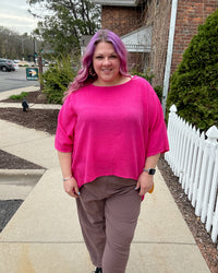 Name-It-Jane Top | Fuchsia