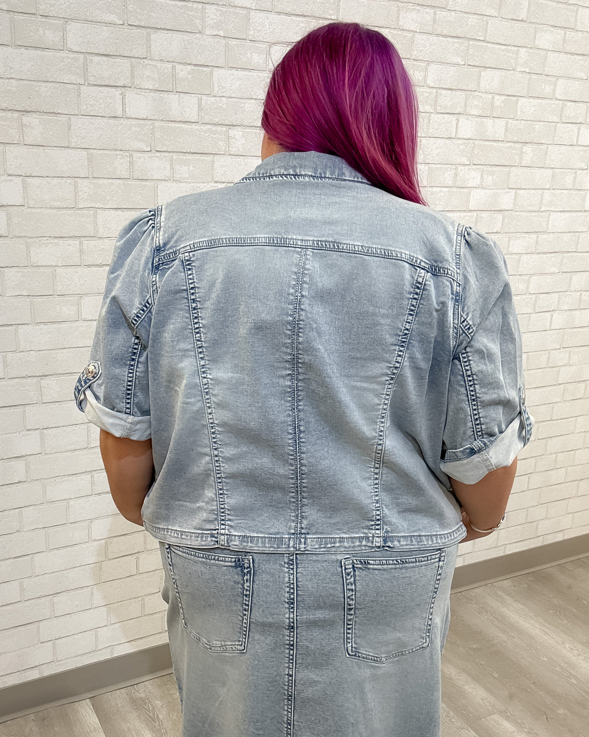 Wijnanda Jacket | Beach Blue Denim