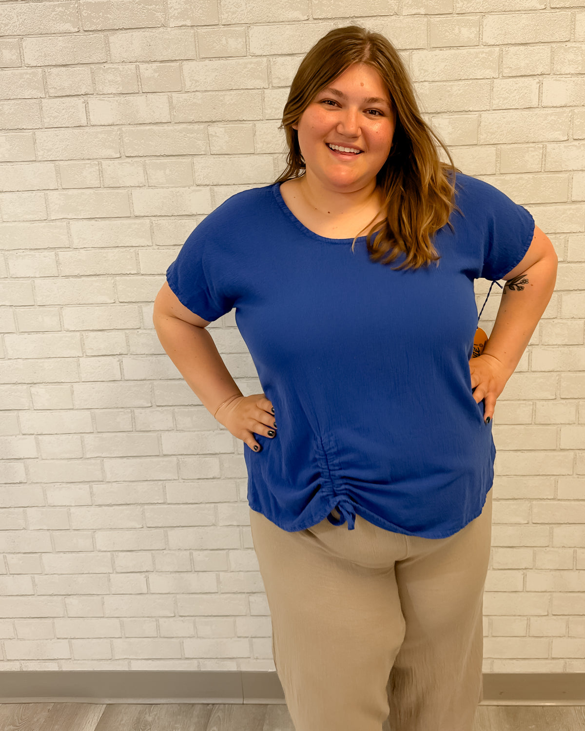 Ana Shirt | Cobalt