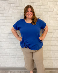 Ana Shirt | Cobalt