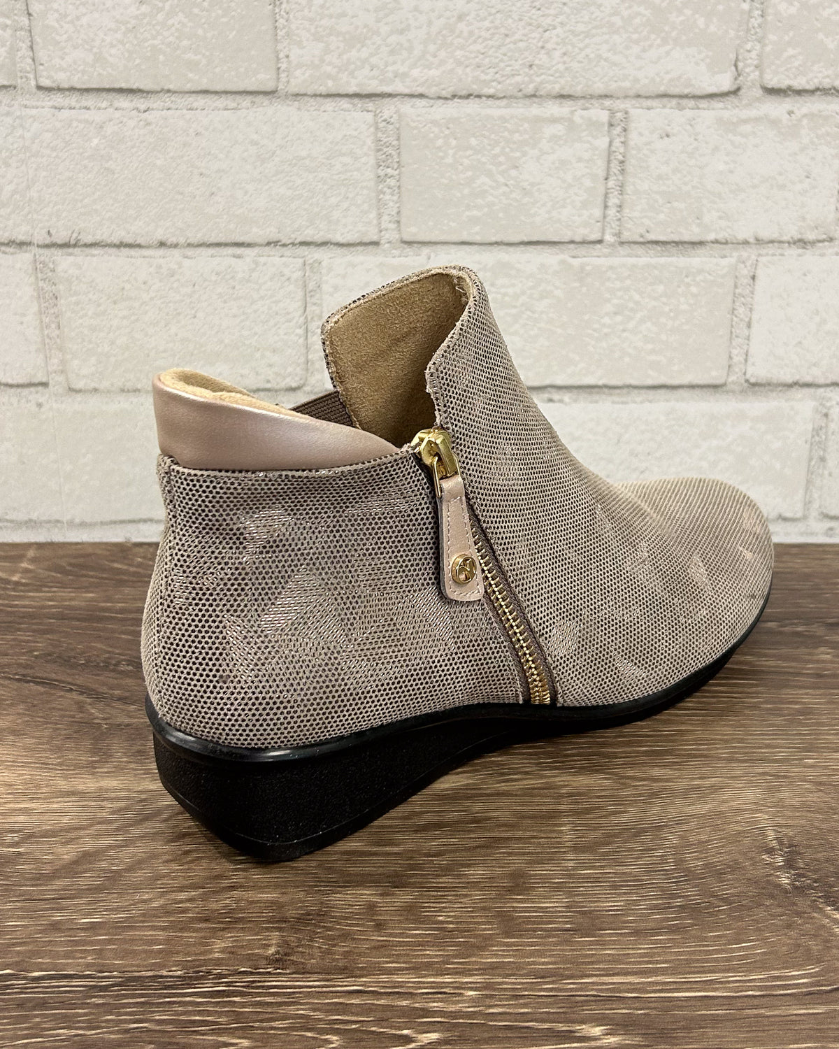 Damascus Bootie | Champagne Angle - WIDE WIDTH!