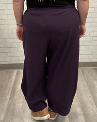 Canopy Pant | Eggplant Seersucker