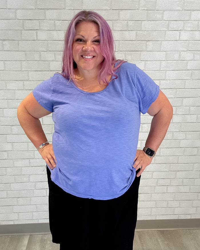 Vintage Scoop Neck T | Peri