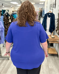 Tessa Bamboo Tee in Violet