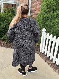 Juniper Dress | Black Squiggle