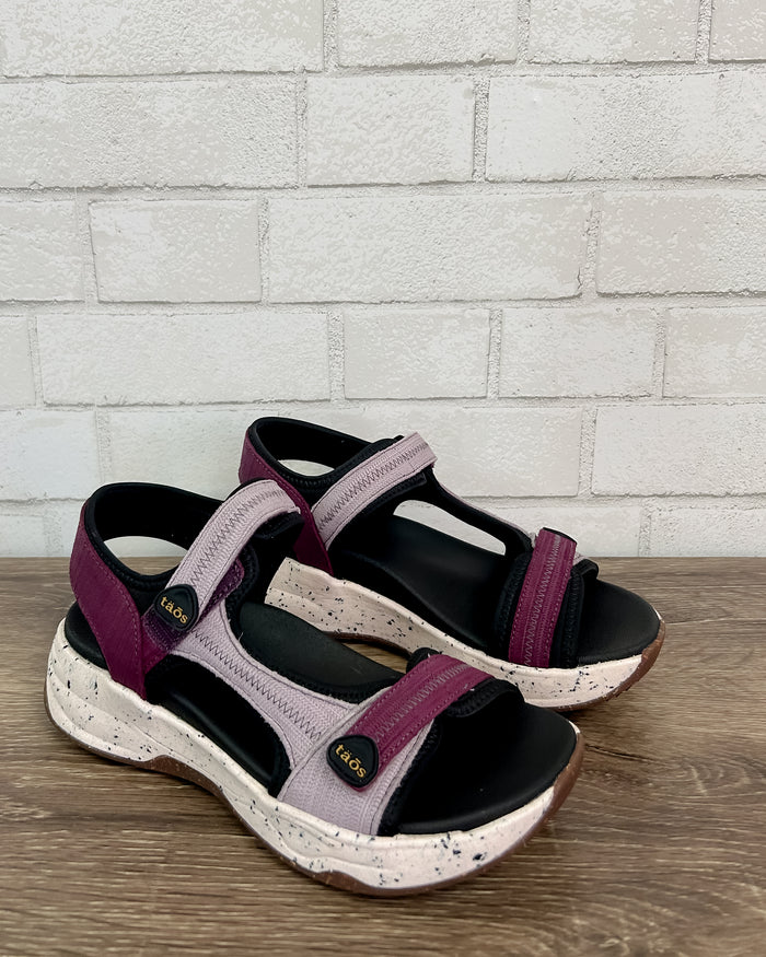 Super Side in Plum Embossed Multi