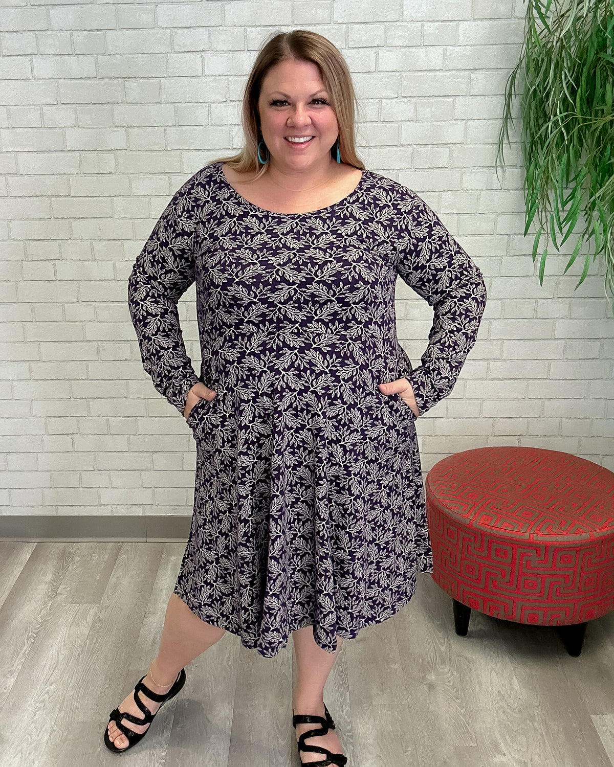 Elm Print Easy Dress