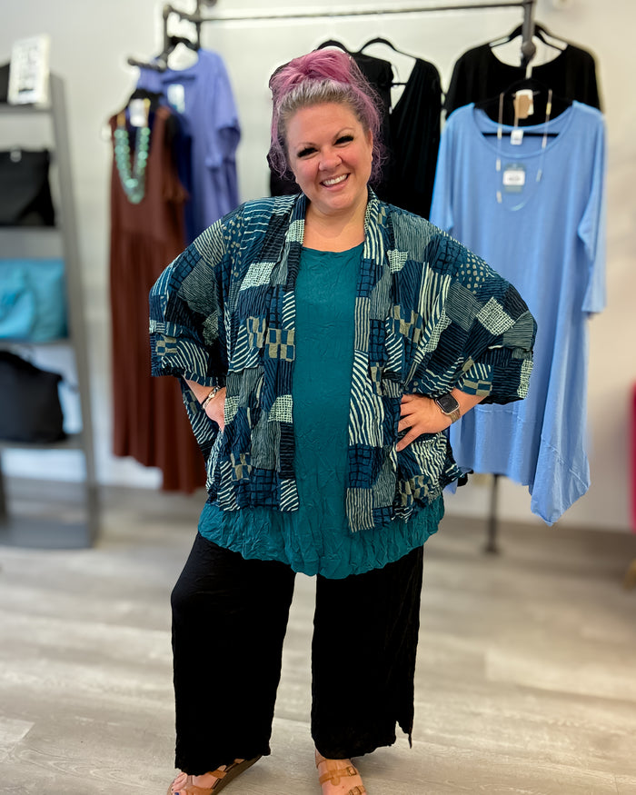 Haven Cardi | Emerald Mesh