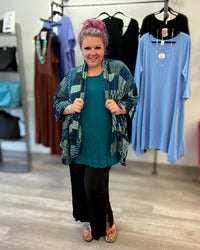 Haven Cardi | Emerald Mesh