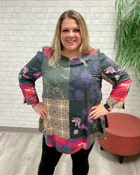 Floral Patchwork Blouse