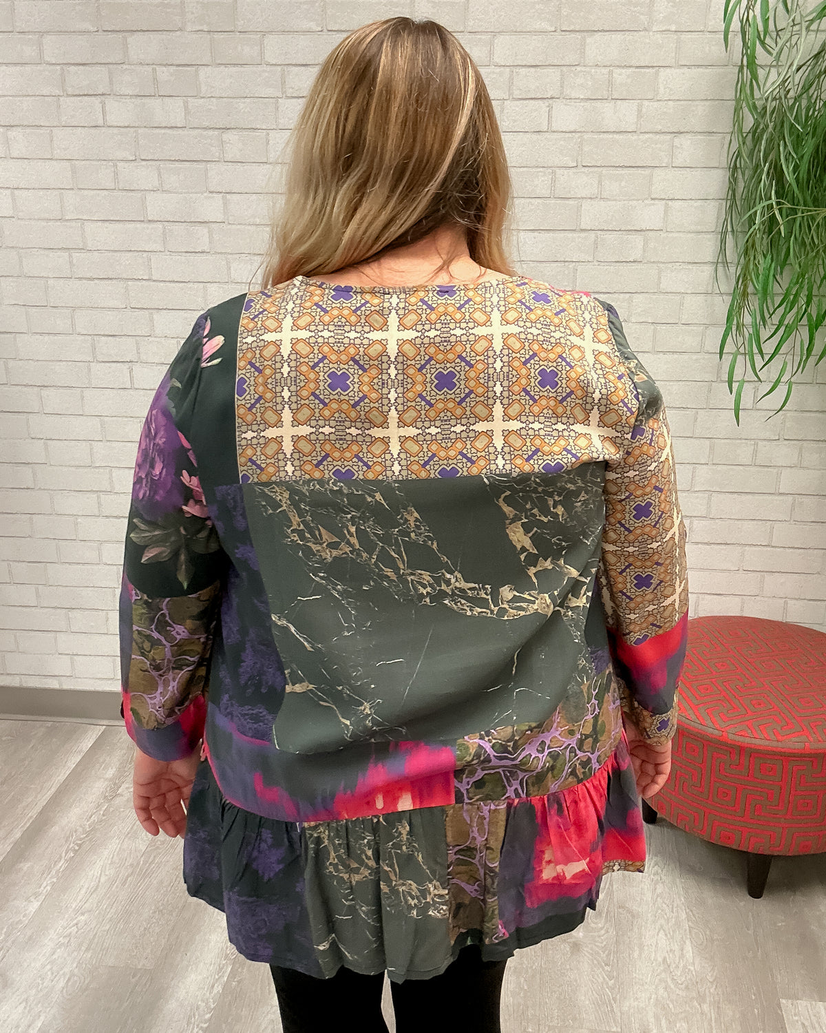 Floral Patchwork Blouse