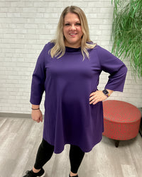 Ponte Pocket Tunic | Purple