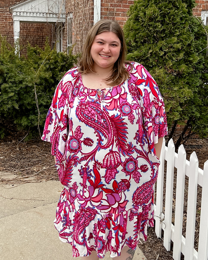 Ruffle Hem Dress