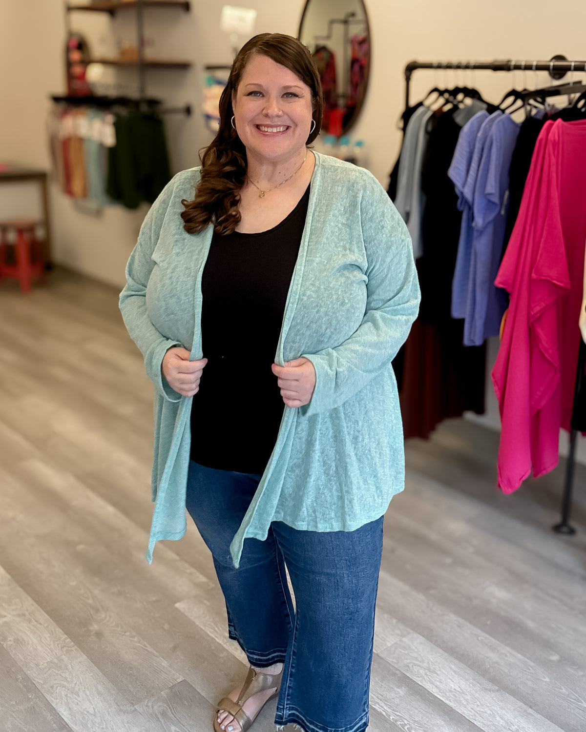 Lightweight Cardi | Sage