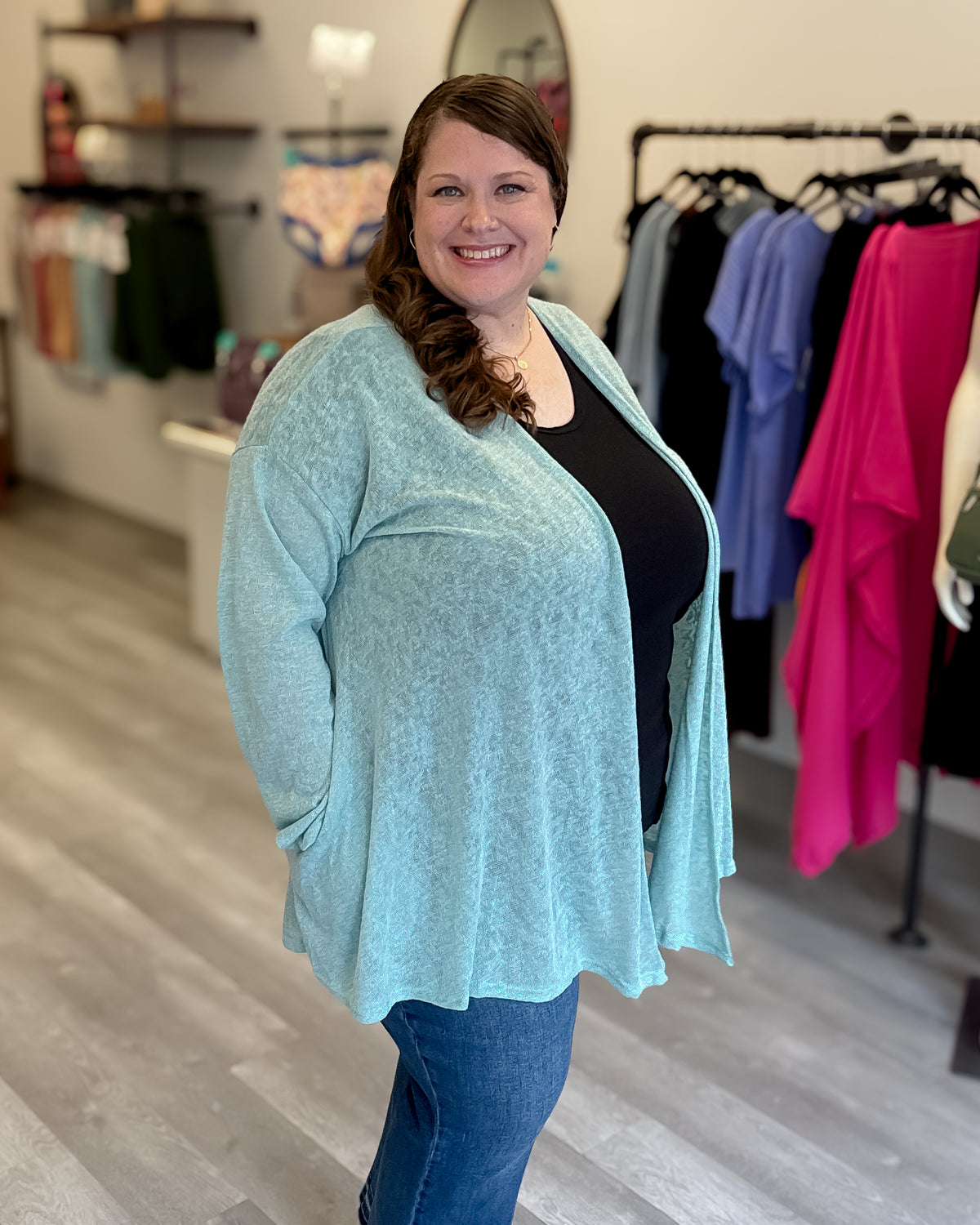 Lightweight Cardi | Sage