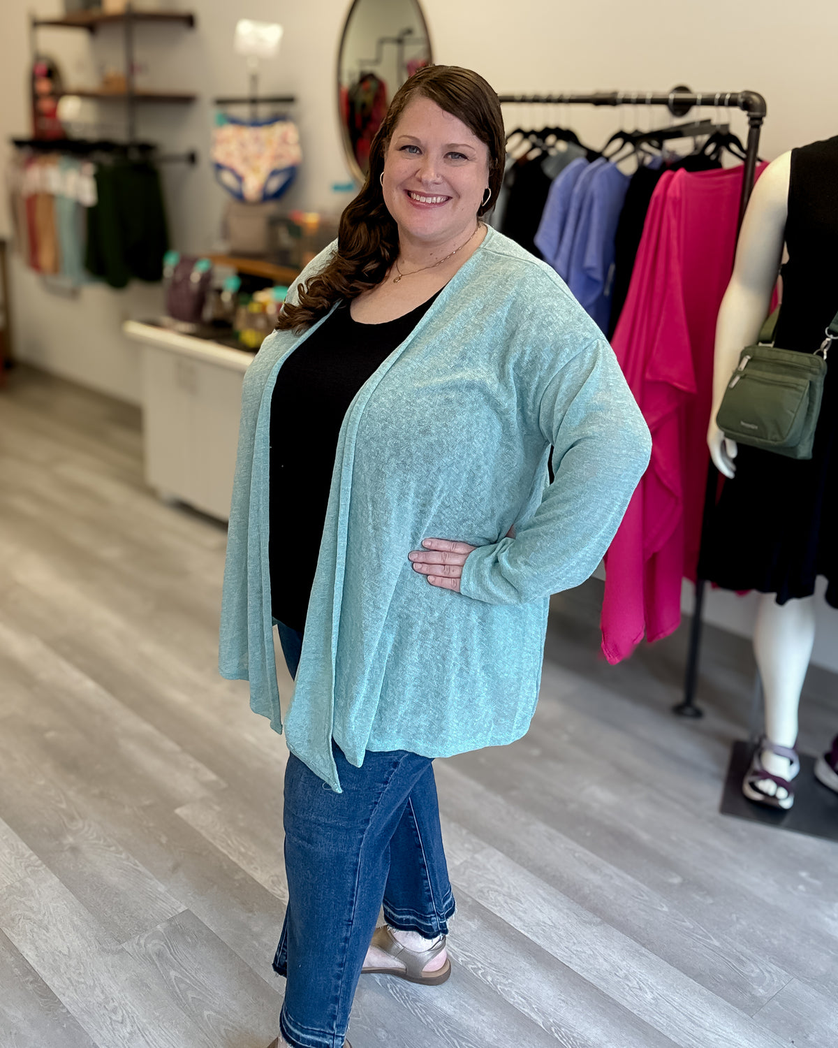 Lightweight Cardi | Sage