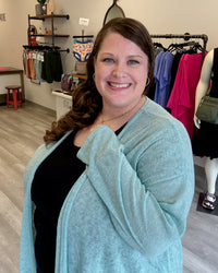 Lightweight Cardi | Sage