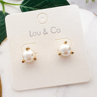 Pearl Stud Earrings