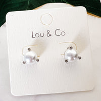 Pearl Stud Earrings