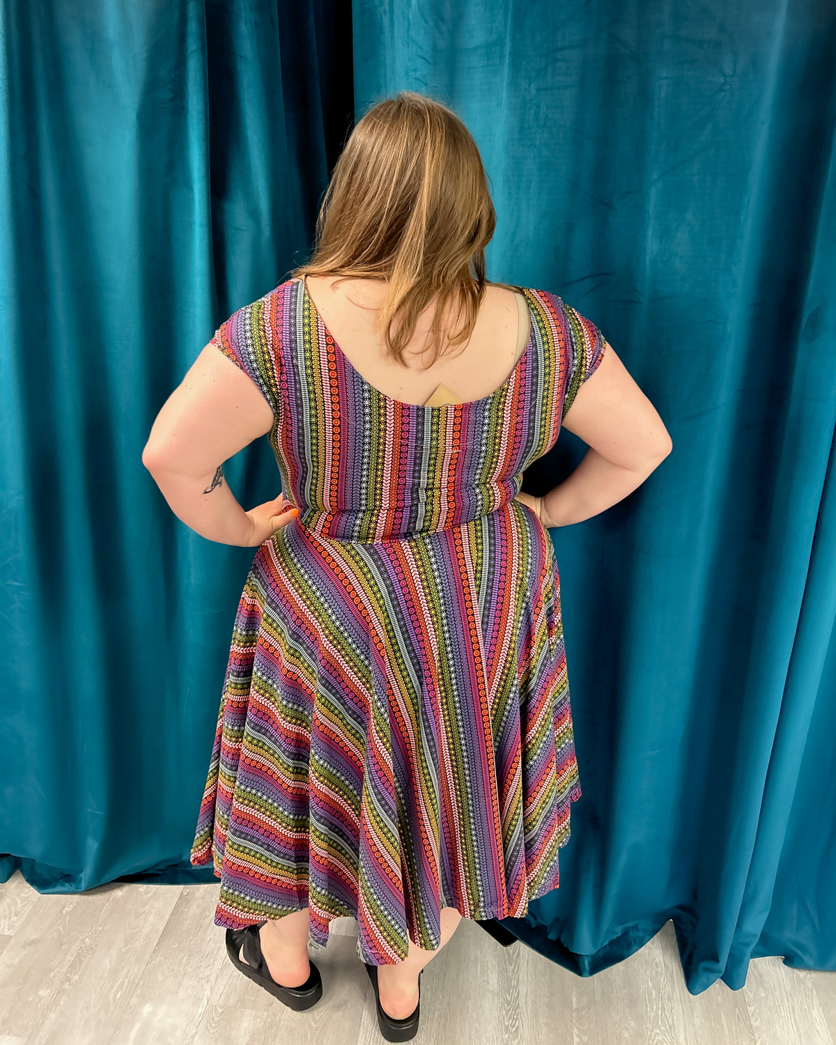 Rory Dress | Folk Print