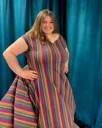 Rory Dress | Folk Print