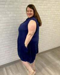Alara Dress | Navy
