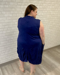 Alara Dress | Navy