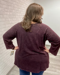 Field Notes Cotton Slub Patch Pocket Top | Wine