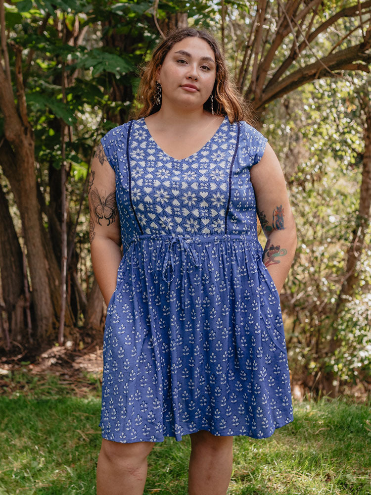 Nashville Dress | Indigo Mix