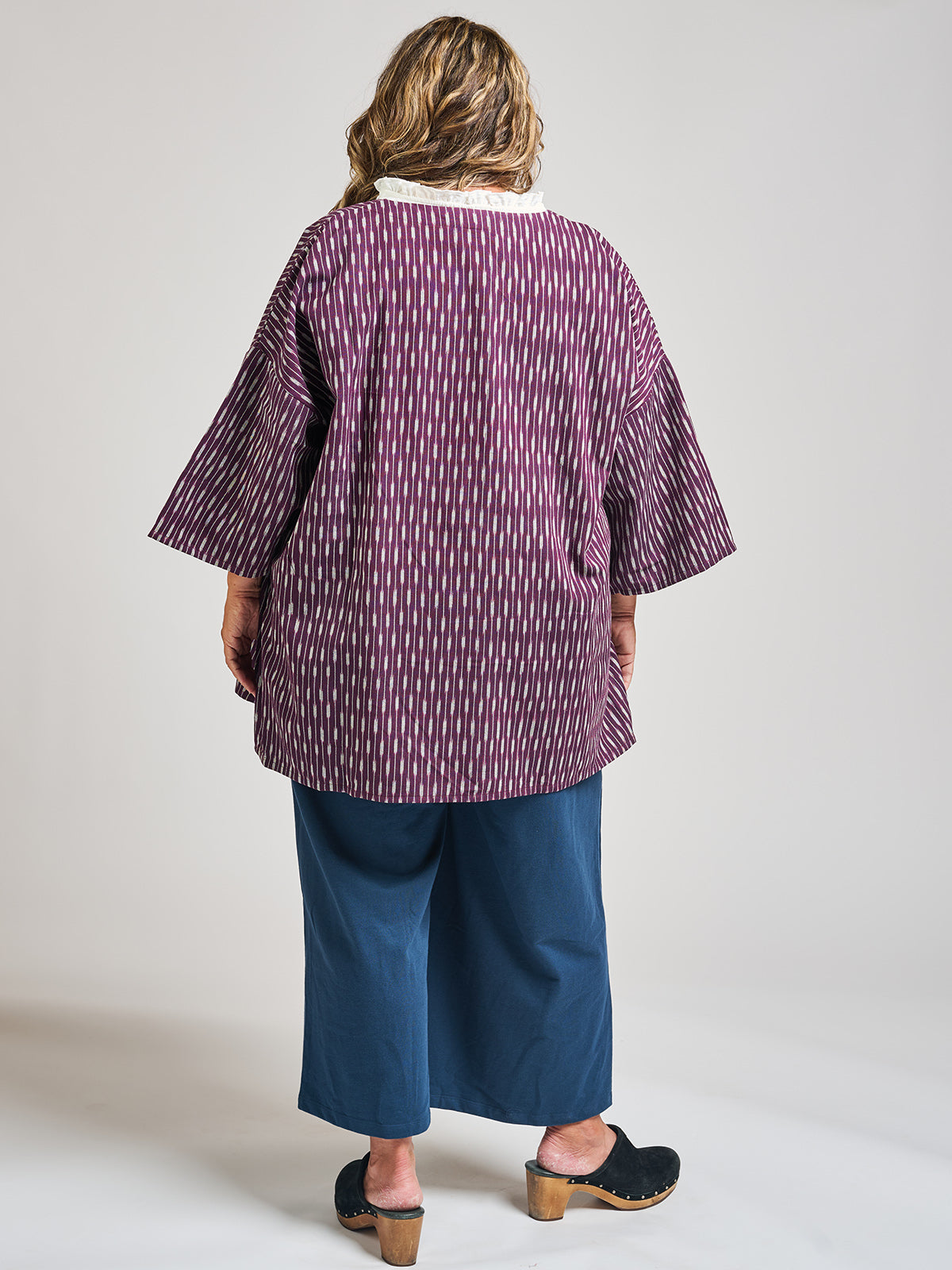 Relaxed Jacket | Plum Ikat