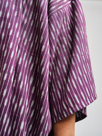 Relaxed Jacket | Plum Ikat