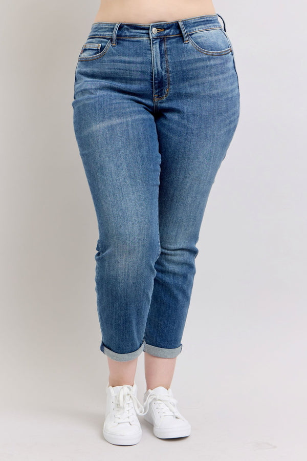 Mid Rise Vintage Boyfriend Jeans