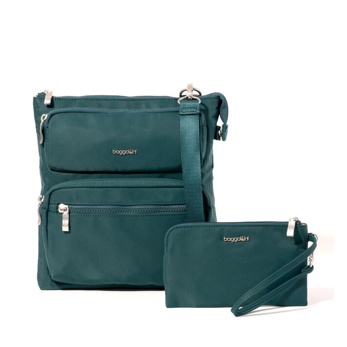 Nolita Crossbody | Emerald Twill