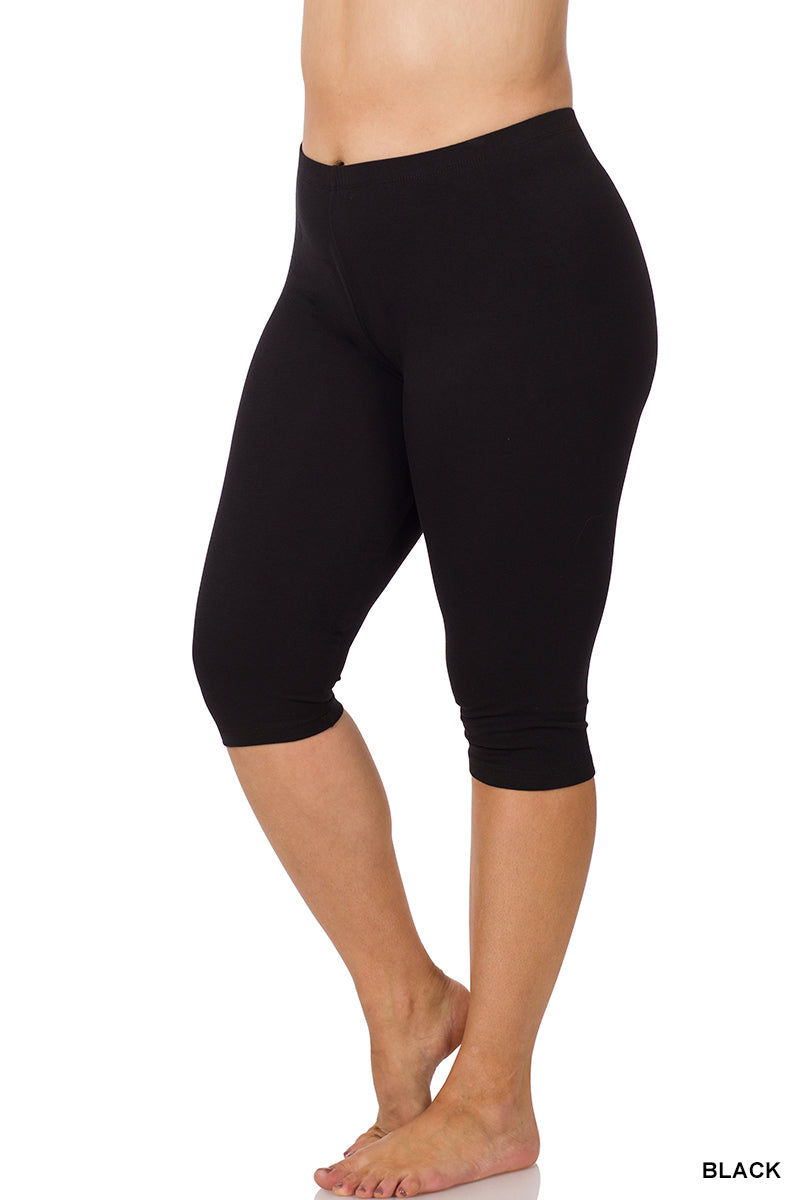Cotton Black Ladies Capri,, Size: Small at Rs 110/piece in Thane | ID:  22178230912