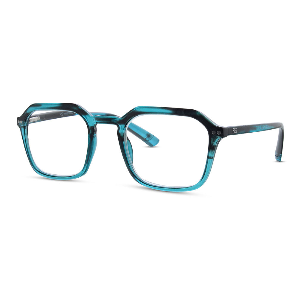 Teal Rounded Square Readers - RS4036