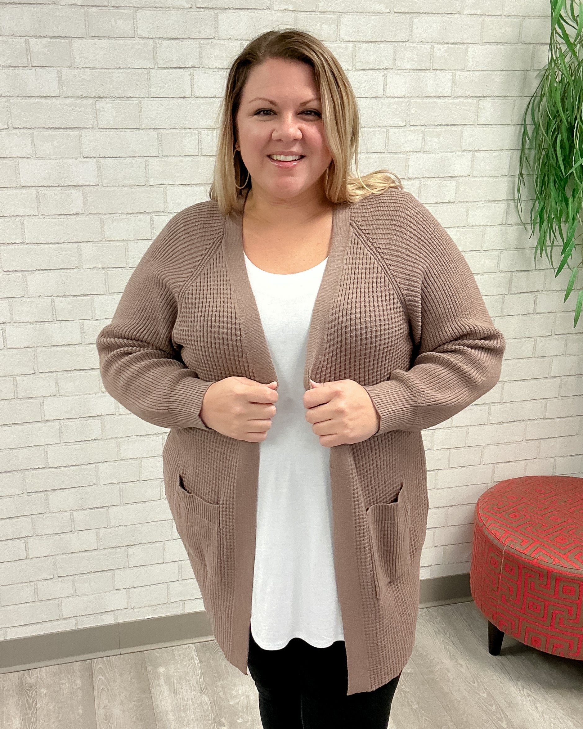 Plus size clearance cardigans with pockets