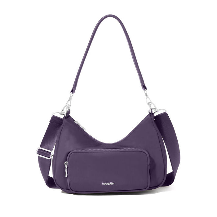 Savannah Crossbody | Deep Grape Twill