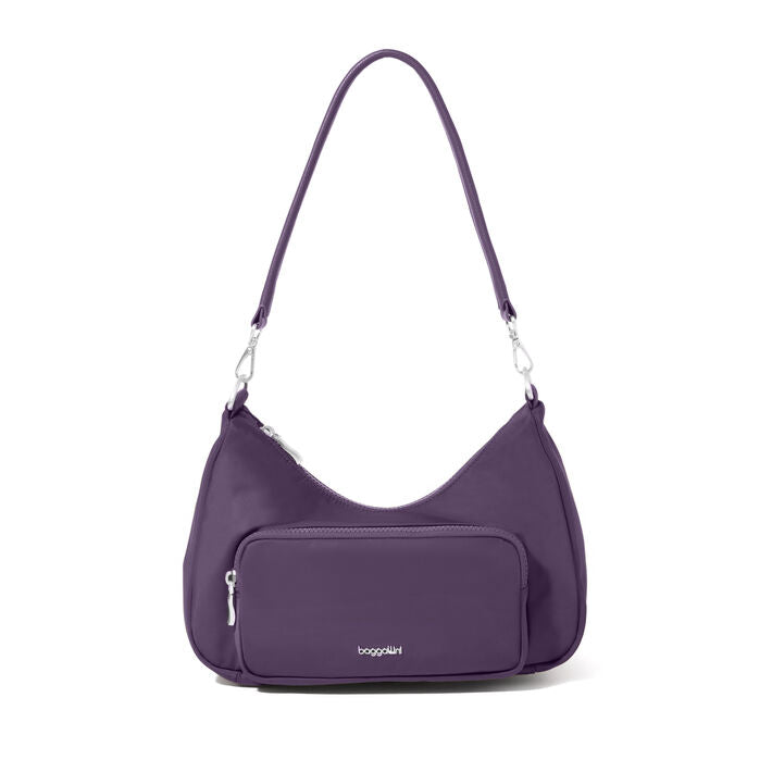 Savannah Crossbody | Deep Grape Twill
