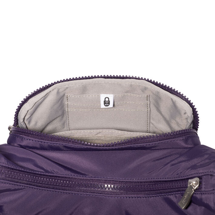 Savannah Crossbody | Deep Grape Twill