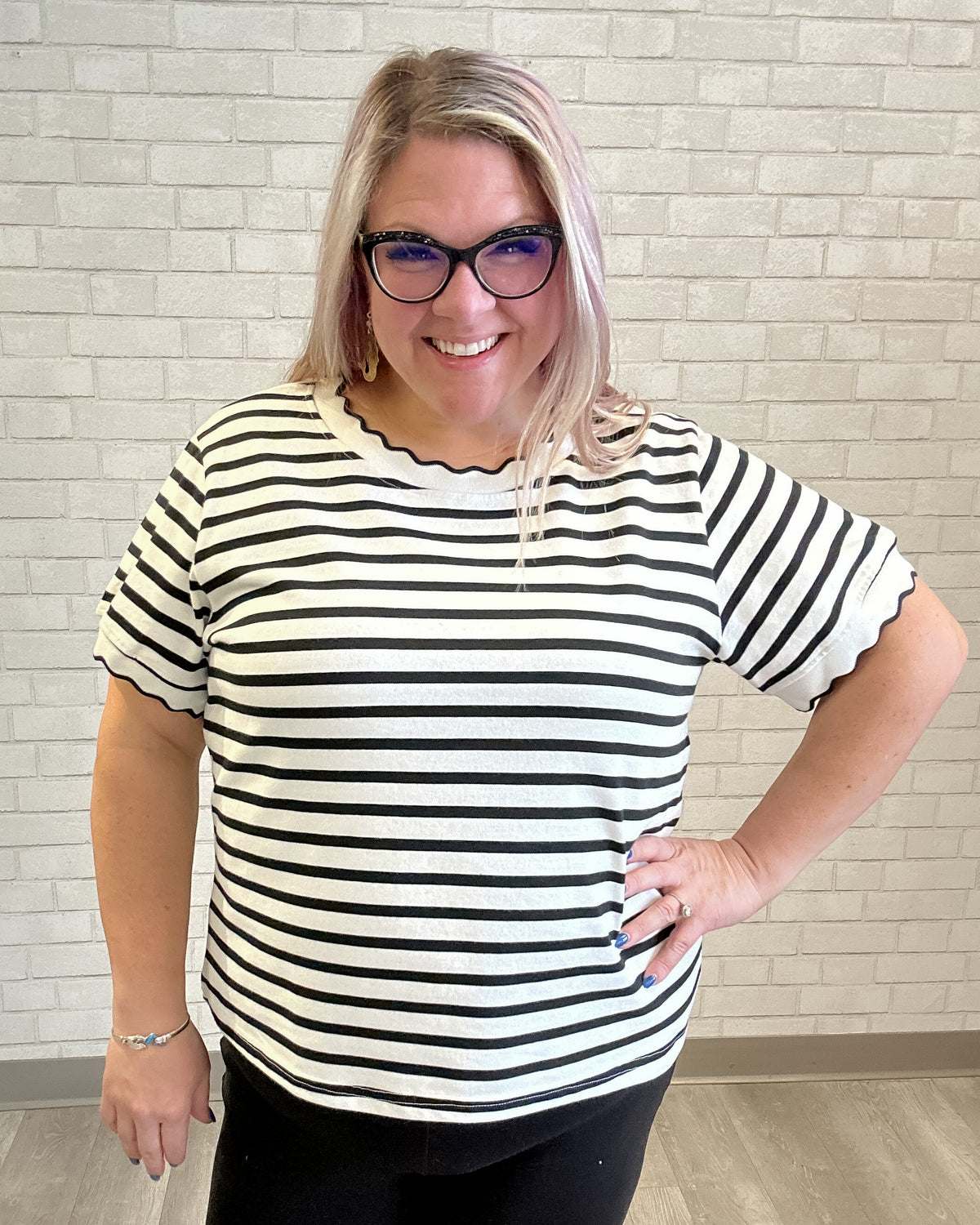 Sweet Edge Stripe Tee