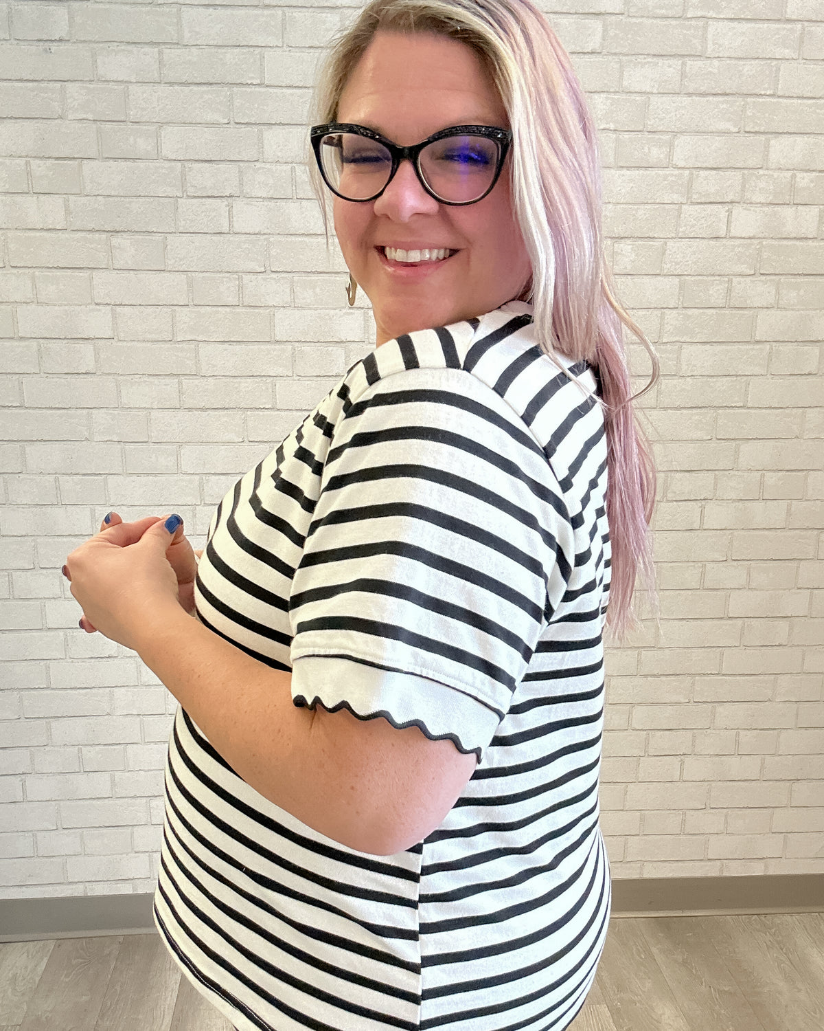 Sweet Edge Stripe Tee