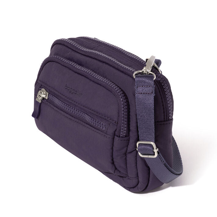 Triple Zip Bagg | Plum Twilight Puff