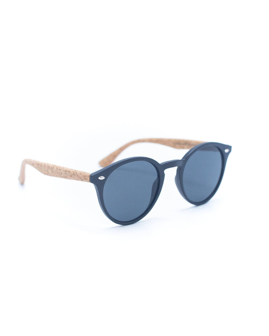 Round Cateye Cork Sunglasses