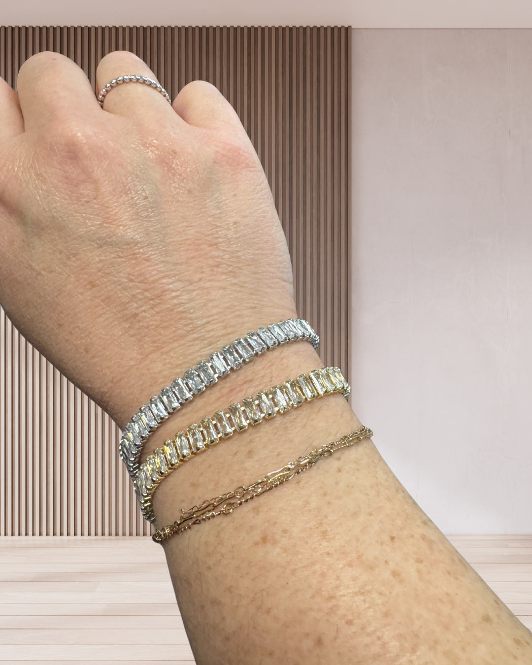 Emerald CZ Tennis Bracelet