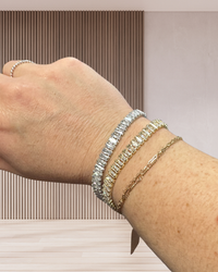 Emerald CZ Tennis Bracelet