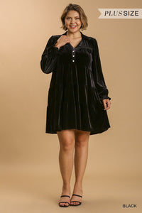 Midnight Magic Velvet Dress
